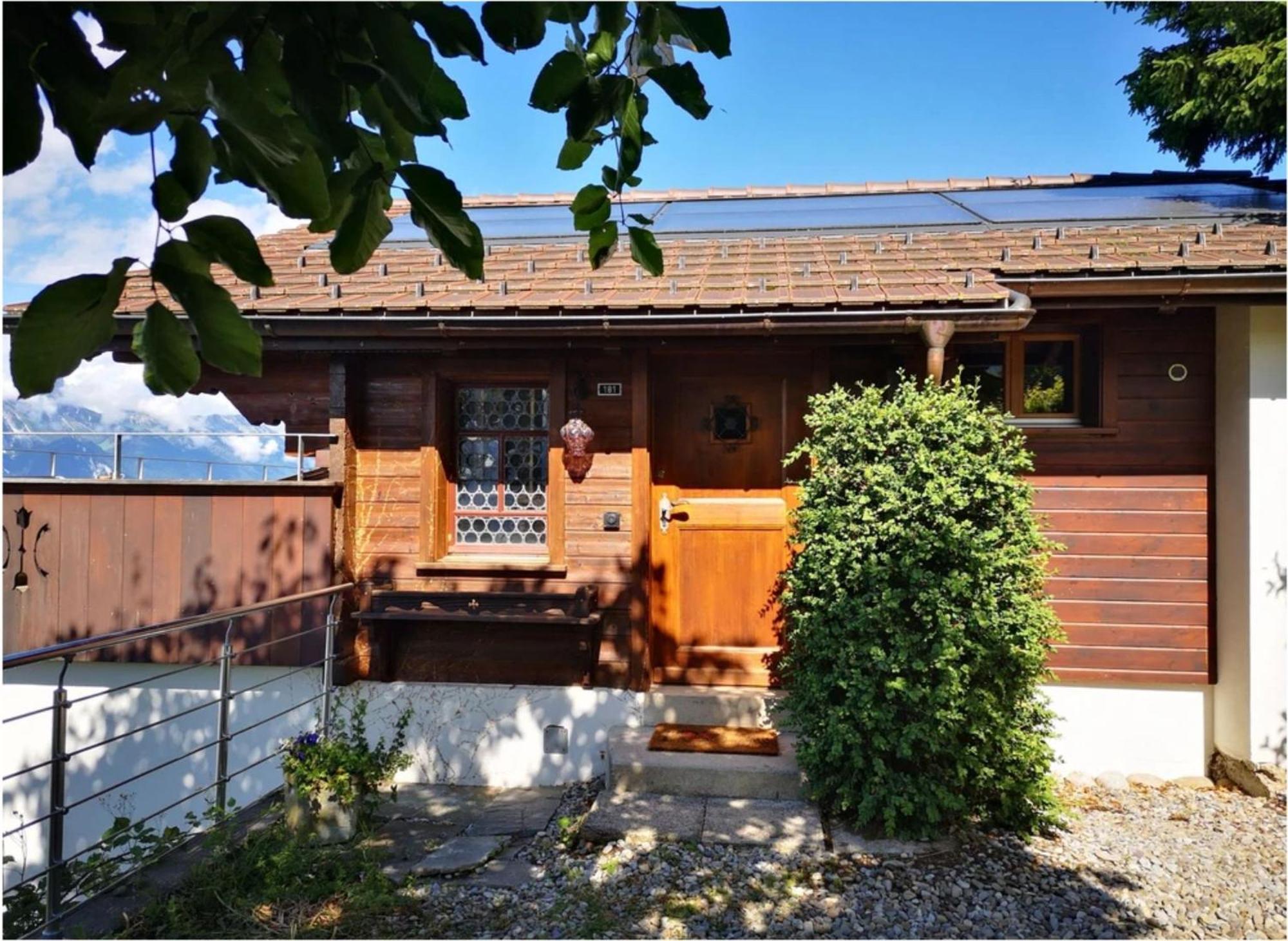 Chalet With View Of The Mountains And The Thun Lake Sigriswil Exterior photo